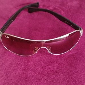 Authentic Ray-Ban Highstreet Shield Sunglasses.